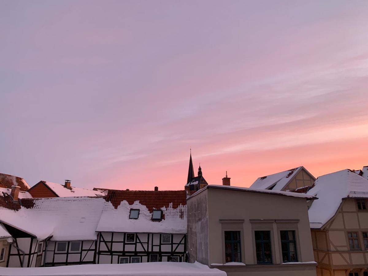 Ferienwohnungen An Der Blasiikirche Quedlinburg Bagian luar foto